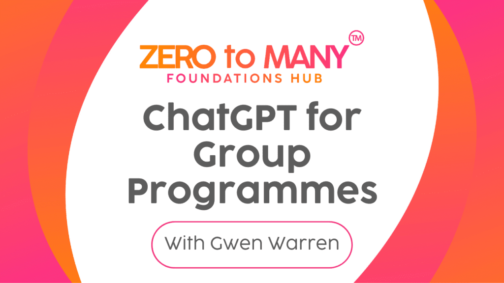 ChatGPT for Group Programmes